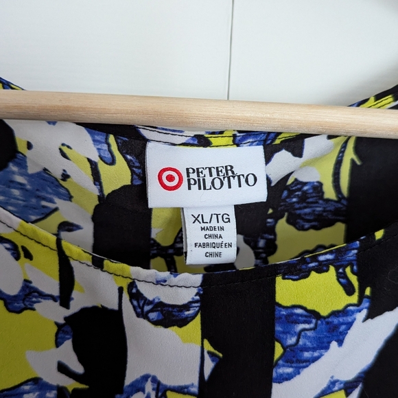 🌸3 for 20$🌸 Target x Peter Pilotto Crew Neck Abstract Print Shirt - Picture 3 of 4